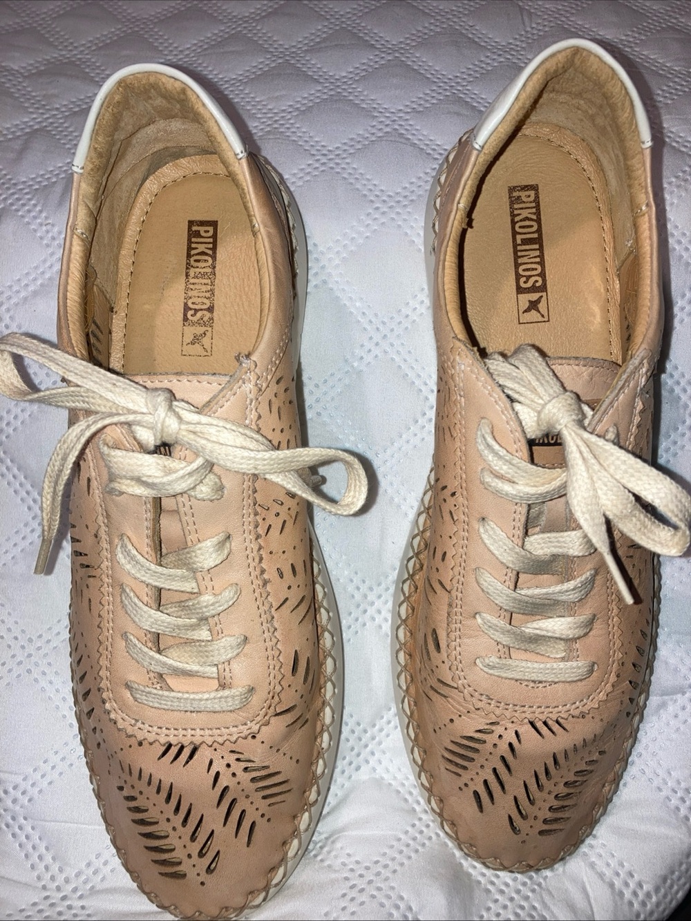 Pikolinos Women’s Mesina Genuine Leather Sneakers Size EU 40, US 9-9.5 ‼️READ